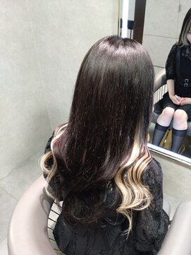 ニーナ ビューティーサロン(NINA Beauty Salon) プルエクステでインナーカラー