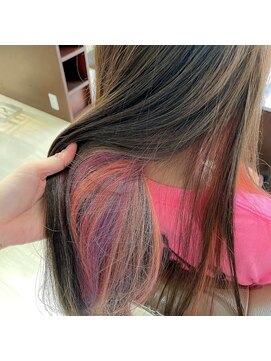 個性派★インナーカラー