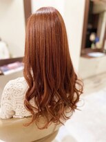 ミスグランディーヴィラス(Miss Grandee VILLAS) ワンカラーオレンジうる艶ロング20代30代40代