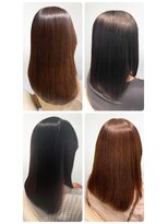 美容室フルール&nbsp;20代30代大人可愛い髪質改善小顔艶感ミディベージュ