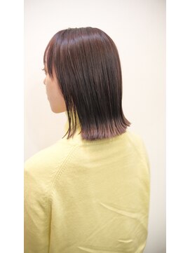 イオエ(ioe) 前髪/アンブレラカラー/こなれミディ/イメチェン/ウェーブパーマ