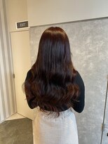 ガルボヘアー 名古屋栄店(garbo hair)&nbsp;#名古屋#栄#プルエクステ#カラー#チェリーブラウン#10代#20代