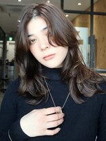 アレンヘアー 甲南本通り店(ALLEN hair)&nbsp;エアリーカール/うる艶髪/ショコラアッシュ/サイドバング