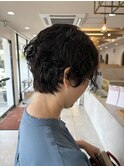 くびれショート×ニュアンスパーマ