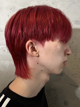 ノラ ヘアーサロン(NORA HAIR SALON) 韓国ナチュラルマッシュウルフレッドカラー