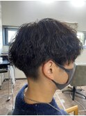 スパイラルパーマ/メンズショート/メンズパーマ/札幌