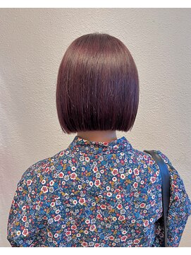 ヘアーアンドメイク シーク 吉祥寺(HAIR&MAKE SeeK) 【seek吉祥寺】『パープルカラー』 × 『ぱっつんBOB』