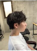 スパイキーショート/ジェットモヒカン/ショートバング/men's