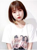 【La fith】 前髪パッツン×ボブ×ポイントインナーカラー