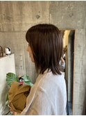 ボブ/メンテナンスカット/アッシュ系カラー