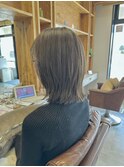 【カーキベージュ】20代30代◎ヘルシースタイル髪質改善カラー