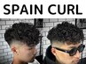 メンズカット+スペインカールパーマ　 ￥11000