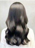 20代30代オリーブグレージュ髪質改善カラー韓国ヘア透明感