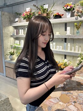 オムズポカ 栄矢場町店(OM's poka) 透明感グレージュカラー