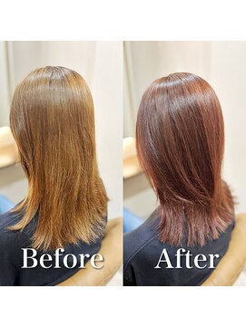 ファン 竹ノ塚店(F.U.N) 白髪ぼかし(ピンクベージュ)白髪キレイにマイナス10歳