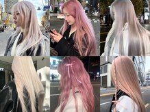 ハイトーンカラーも得意なスタッフ在籍