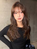 ナループロアボタン(Nalu pu loa BOTAN)&nbsp;バタフライレイヤーカット/バタフライレイヤー/透明感カラー