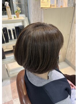 ネクサス ロット 八千代台店(NEXUS-Lot) 大人の上品丸みショートボブ＊立体感を生む3Dハイライト