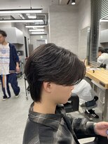 ブラック 渋谷 2nd(BLUCK)&nbsp;フェザーパーマセンターパート