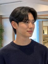 ラシェル パル ノエル(Laciel par Noel) Men's_ミディアム_コンマヘア_アッシュブラック