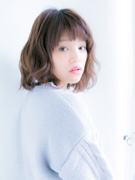 リリアン 青山(relian) ゆるふわウェーブでボブヘアー♪