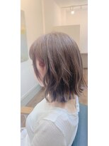 アトリエ メウ 門前仲町(atelier mel)&nbsp;スモーキーなラベンダーボブ