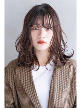 ケイト(kate) kate大宮 透明感モカベージュ×外ハネミディ