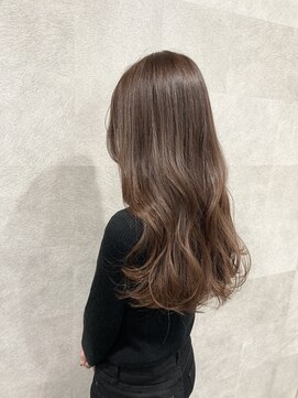 エン(en) 韓国風ナチュラルブラウン波ウェーブ