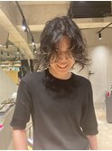 bibito メンズウルフ　ウェーブパーマ　ソバージュ　ウェービー