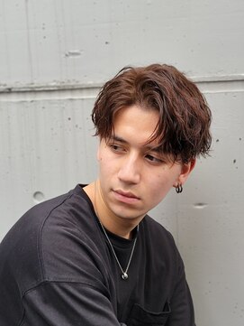 フィフス 原宿(fifth) 刈り上げ束感アップバングマッシュツイストスパイラルパーマ