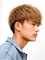 エルマーク(L-MARK) マッシュブリーチハイトーンハイライトスパイラルツーブロック