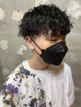 アカ(ACA) ツイストスパイラルパーマツイストパーマメンズマッシュ札幌大通