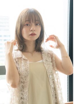 エースハバナ 渋谷(1 HAVANA) くびれボブ/小顔ヘア/大人可愛い/20代30代/シースルーバング