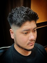 ヒロギンザバーバーショップ 大宮店(HIRO GINZA BARBER SHOP)&nbsp;濡れパン　スキンフェード　大宮　メンズ　ヒロ銀座　パーマ