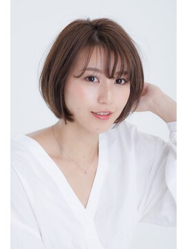 ノイ(noi) 万能小顔ボブ×チョコブラウン２０代３０代４０代♪