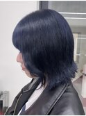 ブルーブラック/ボブ