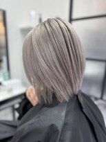 ラムシェール(LamChele)&nbsp;【lamchele】ホワイトミルクティーグレー×ブリーチカラー