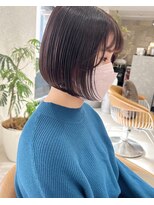 オリ 仙台(Oli)&nbsp;20代～30代大人ナチュラルボブカット前髪似合わせカット［仙台］