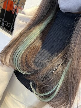 ラビスモア(Lovis moa) 切りっぱなしボブ/エアリーロング/ピンクブラウン/美髪のススメ