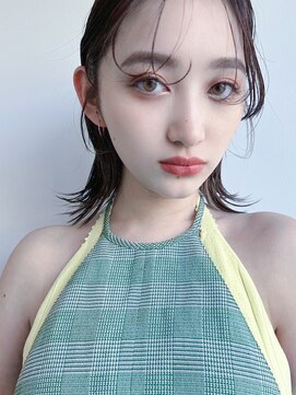 ホォレ 豊中店(fore) オリーブベージュショートミニボブグレージュブリーチレイヤー