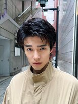 ガーデン 銀座(GARDEN)&nbsp;艶センターパートニュアンスパーマカルマパーマダークアッシュ