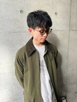 リール(rire)&nbsp;rireニュアンスパーマカルマパーマベリーショートダークアッシュ