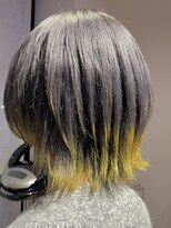 ヘアースパリゾート リアン 燕三条店(Lien)&nbsp;エンドカラー（シルバー×イエロー）