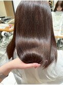 【natsumi】ダブルカラーでチョコレートブラウン