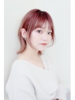 ネオリーブソラ 相模大野店(Neolive sola)&nbsp;ショート　ダブルカラー　ピンク　sola:neolive