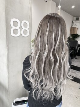 エイティエイト(88)の写真/シールエクステ導入!馴染の良さ◎高品質×高技術のクオリティーを実現"自然すぎる"と人気急上昇!【小山】