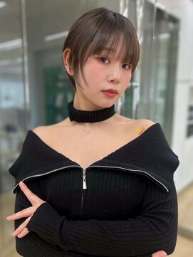 ユーフォリア 銀座本店(Euphoria) 大人の耳かけミニボブ*切りっぱなしボブ*ショートボブカット
