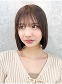 ボブ/ブリーチなし/髪質改善/縮毛矯正/韓国ボブ/立川ボブ
