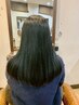【縮毛矯正】カット＋ポイント縮毛矯正＋クイックトリートメント