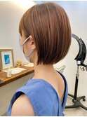 本厚木☆小顔ショートボブ刈り上げボブ◎ベージュ20代～50代